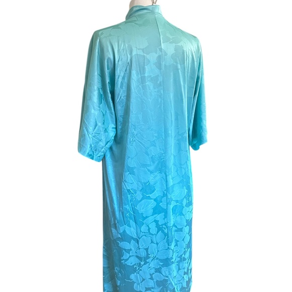 Vintage vanity fair blue button up sleep wear nightgown size small - Picture 6 of 7